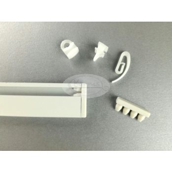   Slim Line hehér színű 1 soros alumínium mennyezeti sín 300 cm