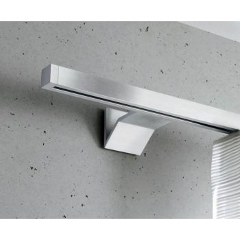 Compact 2 nemesacél színű szögletes belsősínes alumínium karnis - www.karnisstudio.hu