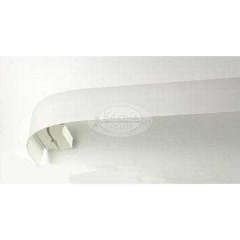 2 soros mennyezeti sín íves előlappal és tartozékcsomaggal - fehér színű - Karnis Stúdió