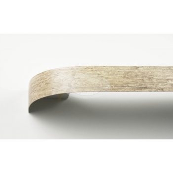 2 soros mennyezeti sín íves előlappal - sonoma színű