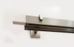 Design profilkarnis 2 sínes inox - rövid tartóval
