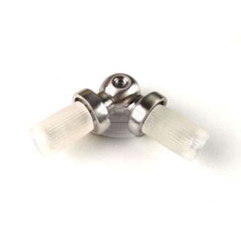 Saroktoldó elem 16 mm átmérőjű inox (nemesfém) karnisrúdhoz   Saroktoldó elem 16 mm átmérőjű inox (nemesfém) karnisrúdhoz