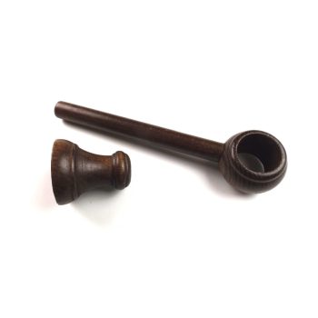 Fa karnis tartó konzol 1 rudas, 28 mm-es fa rúdkarnishoz - dió színben