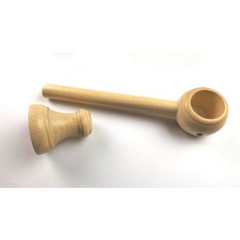 Fa tartókonzol 28 mm-es fa rúdkarnishoz 1 db/cs. - NATÚR