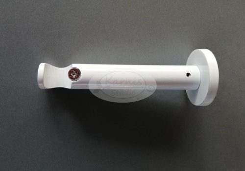 Fehér színű modern karnis tartó 19 mm-es 1 rudas karnishoz