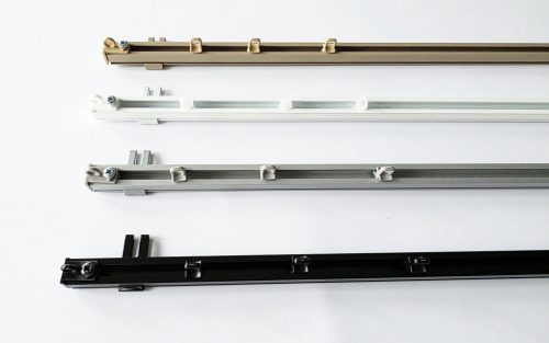 Flexi 1 soros alumínium függönysín FEHÉR színben  - 160 cm