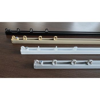   Flexi 1 soros alumínium függönysín - 300 cm feletti méretekben