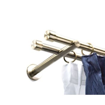 Óarany színű modern karnis tartó 19 mm-es 2 rudas karnishoz   Óarany színű modern karnis tartó 19 mm-es 2 rudas karnishoz