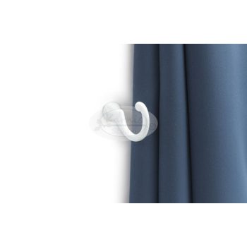 Függönykikötő kampó fehér színű (43 mm) 2 db/cs.