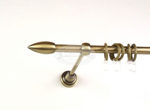 Memphis óarany színű 1 rudas fém karnis szett - 300 cm