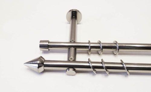 Metz 2 rudas fém karnis szett - 19 mm (csöndesgyűrűs) - 200 cm