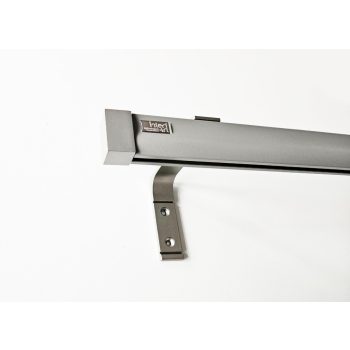 Novum greige színű 1 sínes alumínium profilkarnis