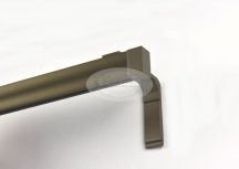 Novum matt-bronz színű 1 sínes alumínium profilkarnis