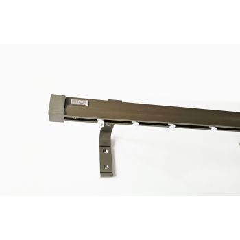   Novum royal  bronz színű 1 sínes alumínium profilkarnis 3 méter felett