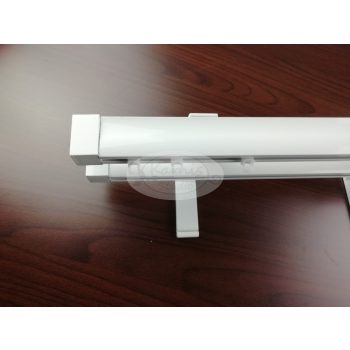 Novum fehér színű 2 sínes alumínium profilkarnis 300 cm felett   Novum fehér színű 2 sínes alumínium profilkarnis 300 cm felett