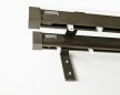 Novum royal bronz színű 2 sínes alumínium profilkarnis - 175 cm