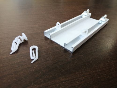 Projekt fehér színű 2 soros alumínium sín 160 cm