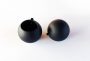 Rennes fekete színű 2 rudas fém karnis szett - 19 mm (csöndesgyűrűs)