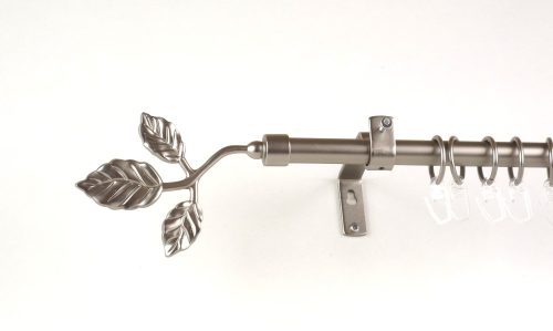 Tata nikkel-matt 1 rudas fém függönykarnis szett - 320 cm