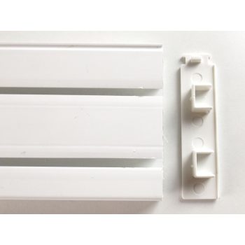 Végzáró 2 soros mennyezeti sínhez 2 db/csomag - www.karnisstudio.hu