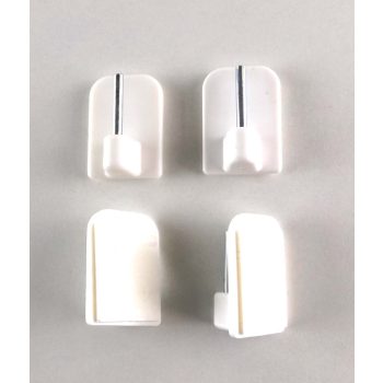 Öntapadós vitrázspálca tartó kampó fehér 4 db/cs. - www.karnisstudio.hu