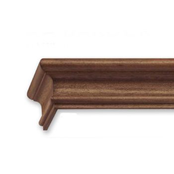 Barock 2 sínes dió színű előlapos fa karnis oldalfalra