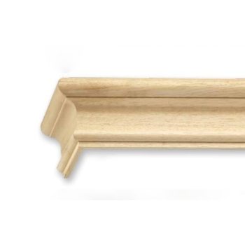 Barock 2 sínes juhar színű előlapos fa karnis oldalfalra