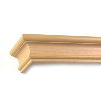   Barock 2 sínes nyírfa színű előlapos fa karnis oldalfalra