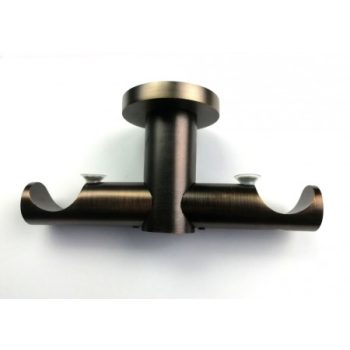 Tartozékok bronz színű belsősínes fém karnisokhoz (d25) Tartozékok bronz színű belsősínes fém karnisokhoz (d25)