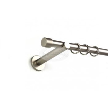 Hellas nikkel-matt színű 1 rudas fém karnis szettek