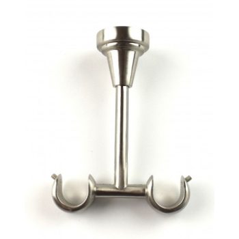 Kiegészítők 19 mm ø nikkel-matt fém karnisokhoz