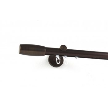 Bronz színű belsősínes 1 rudas fém karnis szettek - 25 mm ø átmérőjű Bronz színű belsősínes 1 rudas fém karnis szettek - 25 mm ø átmérőjű