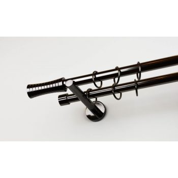 Titán színű 2 rudas fém karnis szettek