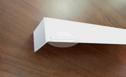 Easy Line fehér színű 2 soros előlapos mennyezeti alumínium sín -160 cm
