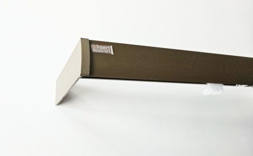 2 soros előlapos royal bronz színű alumínium sín tartozékokkal - 120 cm