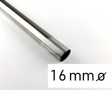 Nemesfém színű fém karnisrúd 16 mm átmérőjű