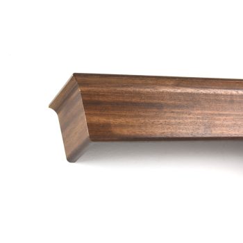 Kontur 1 sínes dió színű előlapos fa karnis oldalfalra 215 cm-es hosszban   Kontur 1 sínes dió színű előlapos fa karnis oldalfalra 215 cm-es hosszban