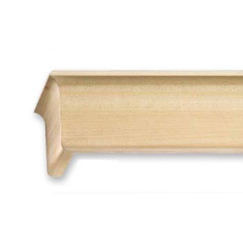 Kontur 2 sínes juhar színű előlapos fa karnis oldalfalra