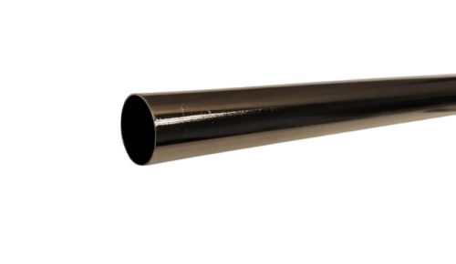Titán színű fém karnis cső 19 mm - 200 cm